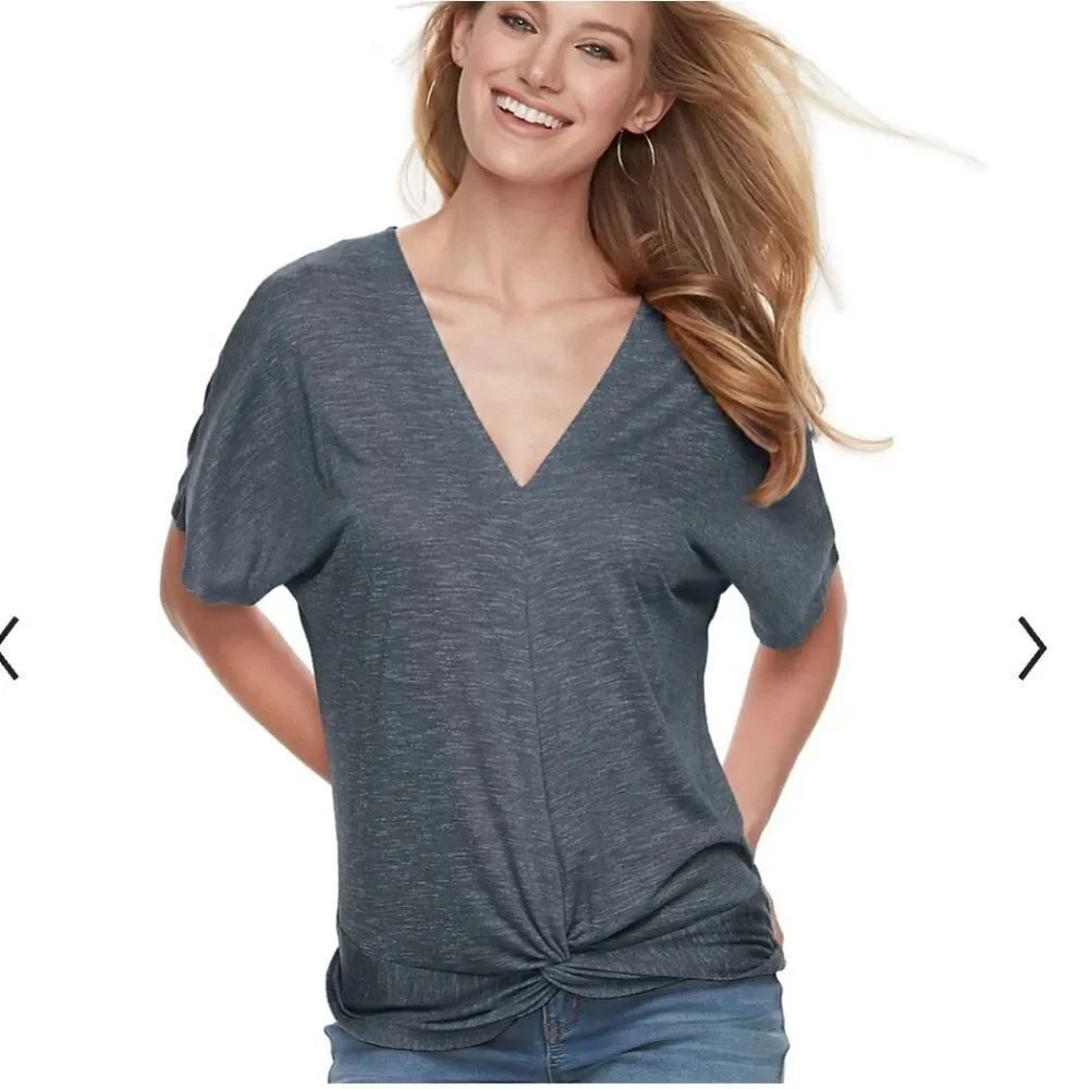 Juicy Couture grey dolman sleeve top